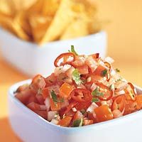 Tomatensalsa voor bij de nachos - Mexicaans thema verjaardagsfeestje - Mels Feestje"