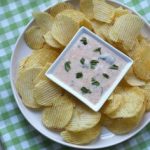Tuinfeest - chips met saus - zomer hapjes - mels Feestje"