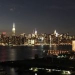 The ides uitzicht - New York - Brooklyn - prachtig uitzicht zonsondergang manhattan