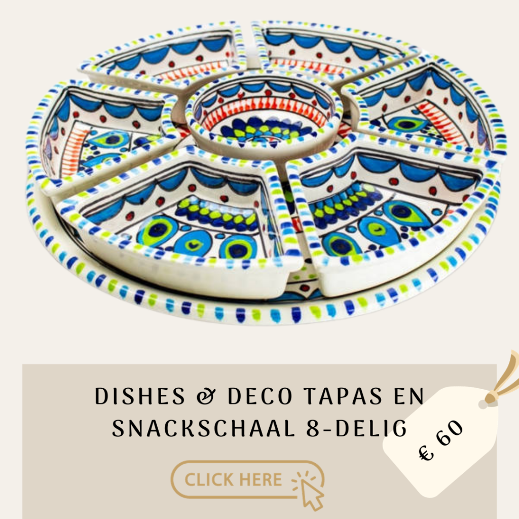 Dishes & Deco Tapas en Snackschaal Pavo 8-Delig