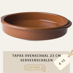 Tapas ovenschaal terracotta 23 cm Serveerschalen
