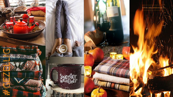 Oh wat is de Herfst gezellig ?Mooie glas rode wijn, liefste natuurlijk bij een knapperend vuurtje. Sweater weather wordtt het genoemd, een stapel wollen warme herfst truien. Lange gebreide sokken en mooie gebreide kleden. 10x herfst Sfeer Creeeren.
