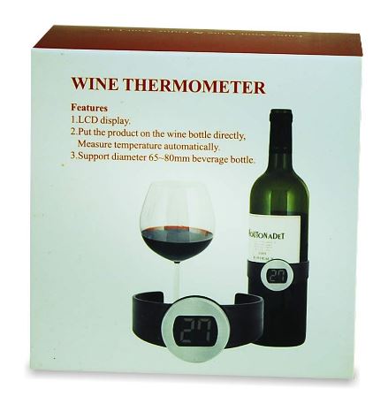 Wijnthermometer. een te gek cadeau voor een wijnliefhebber! en te leuk voor sinterklaas