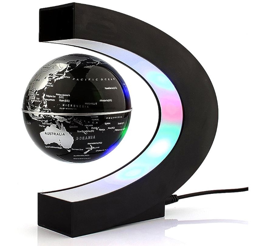 Cadeau tiener sinterklaas - Magnetische Zwevende Wereldbol - Met LED verlichting