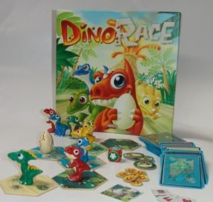Sinterklaar cadeau 4 jaar Dino race spel