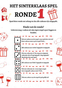 Ronde 1 Sinterklaasspel - spelregels ronde 1